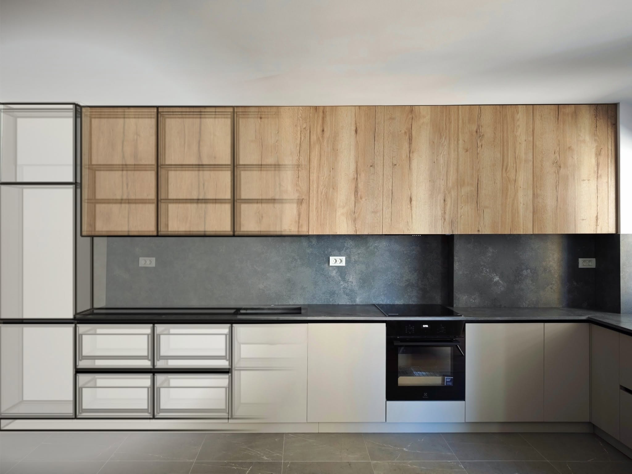 Fotografie panoramică a unui proiect Living & Dining LTI Design