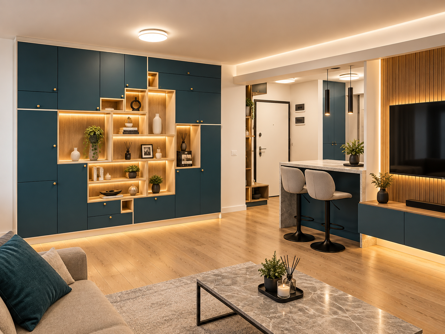 Fotografie demonstrativă cu detalii de mobilier; înlocuiește cu o lucrare reală LTI Design